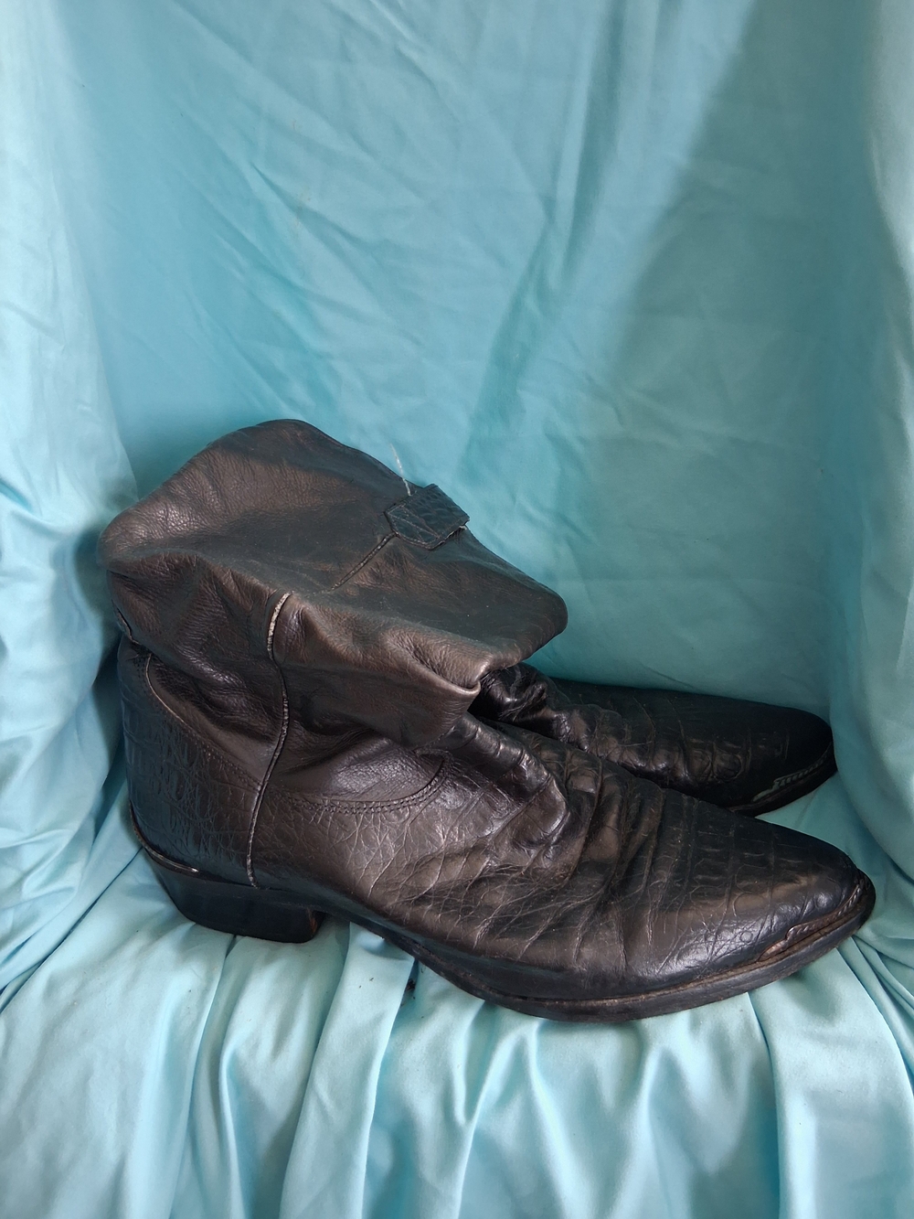 Men's Black Western Boots